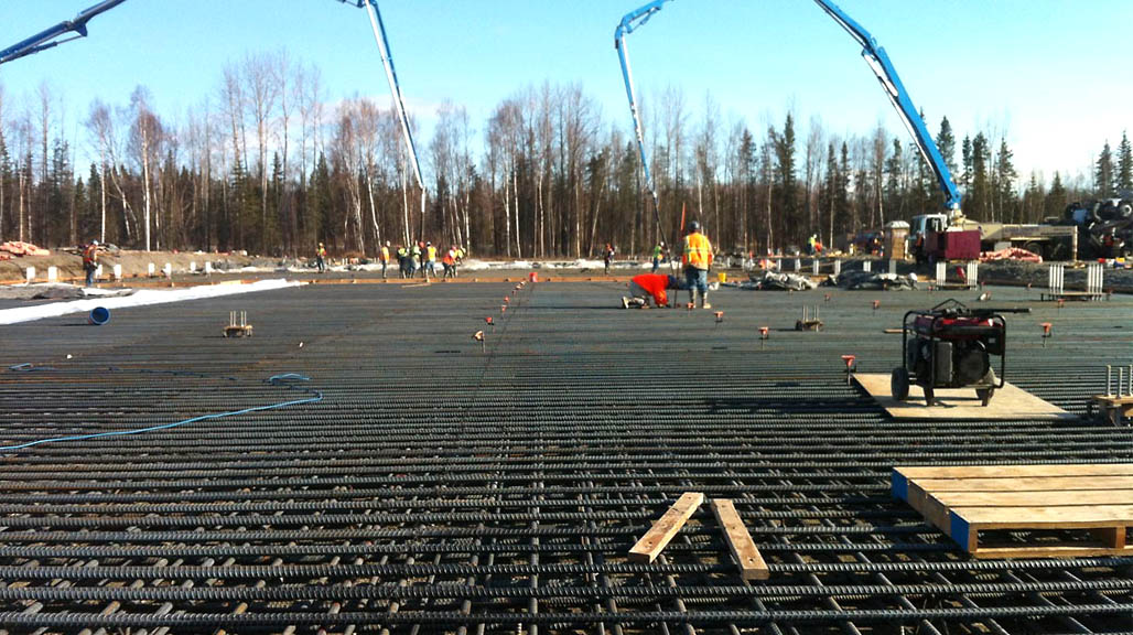 Eklutna Generation Station - Base Mat Foundation