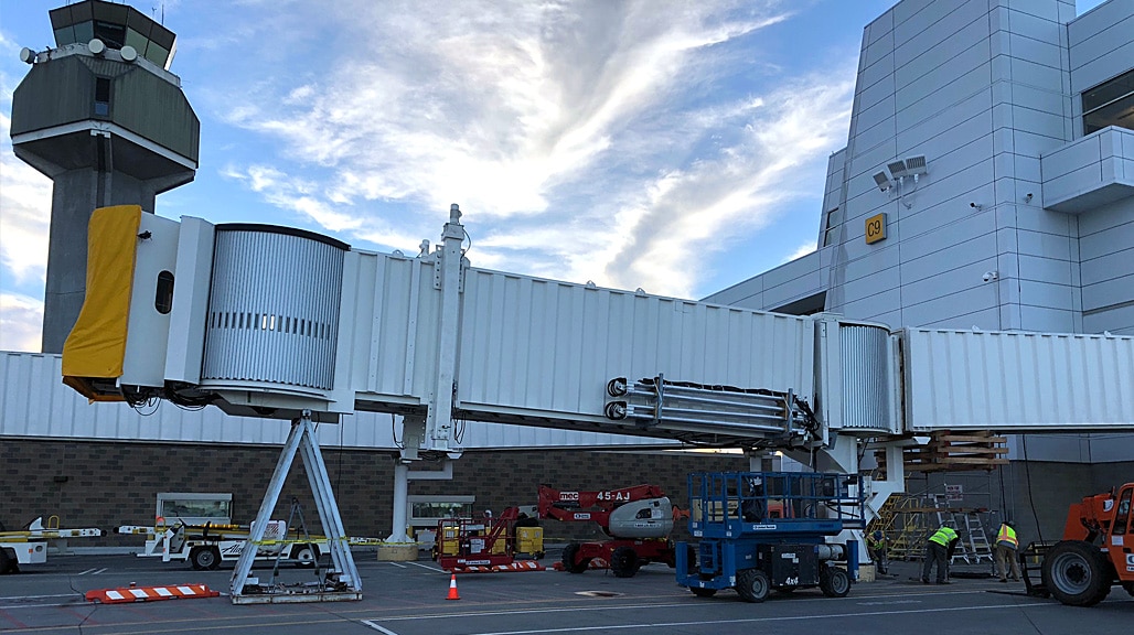 SOA-DOT-PF AIA South Terminal Gate C-8 Jet Bridge